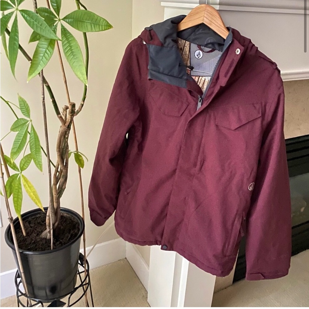 VOLCOM Plum Let it Storm Thick Ski Jacket